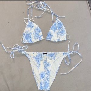 Triangl bikini set - Vinca Indigo, comes with bag